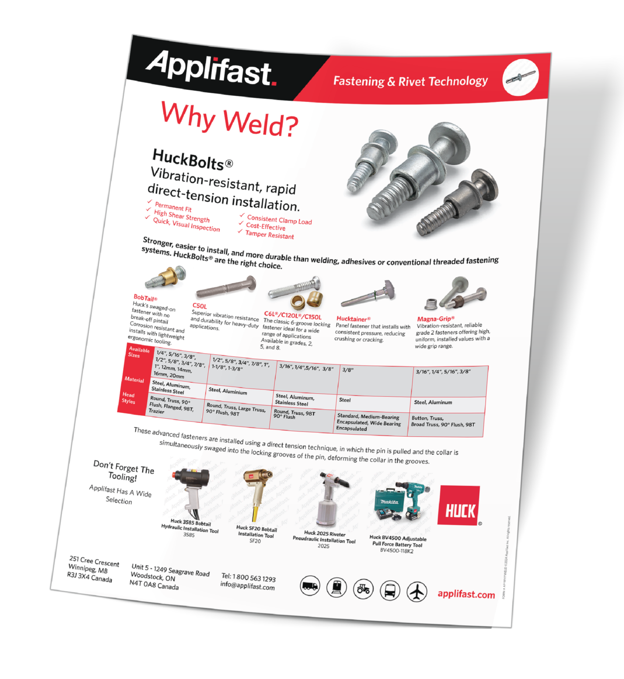 Literature Applifast Quality & Support