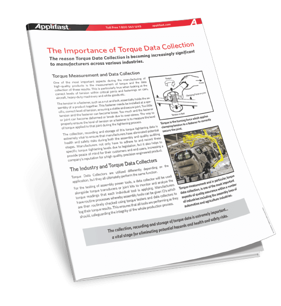 APPLIFAST - THE IMPORTANCE OF TORQUE DATA COLLECTION WHITE PAPER
