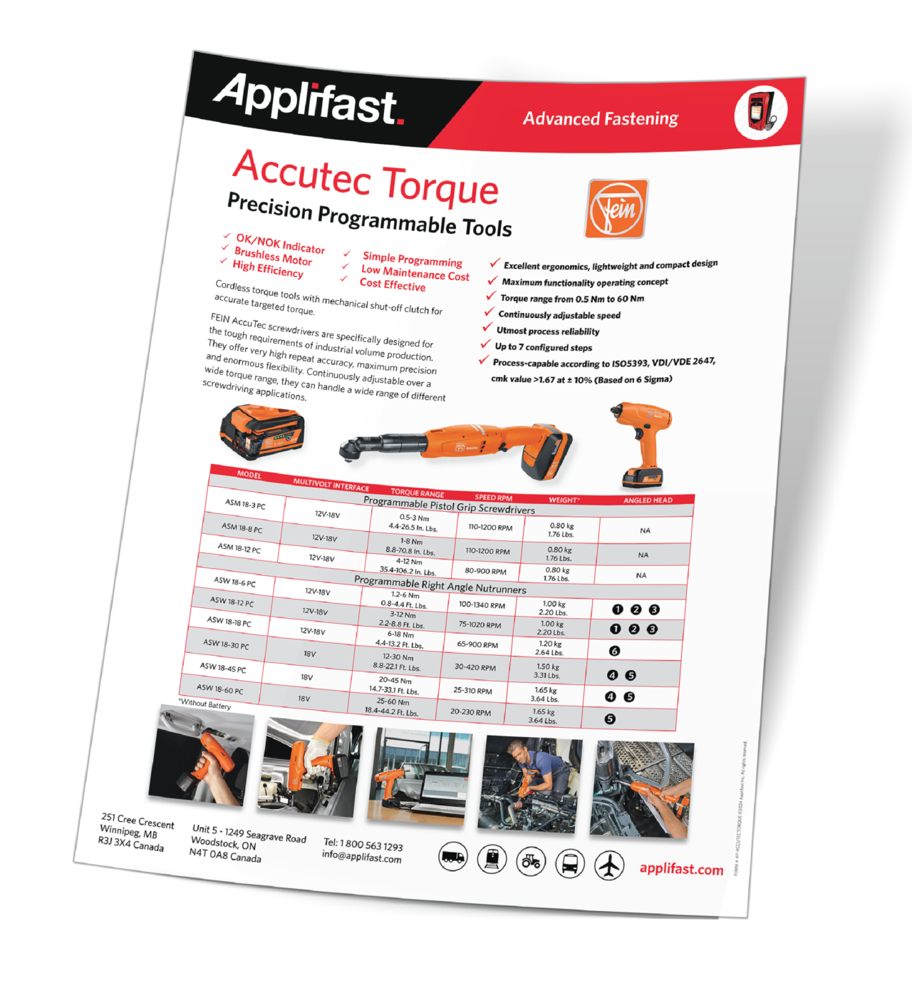 Literature Applifast Quality & Support